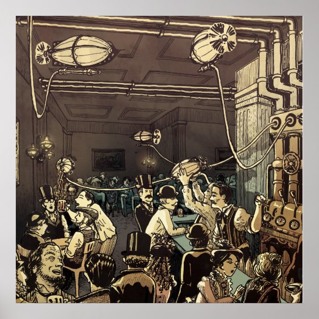 Steam City Ale House Poster (Front)