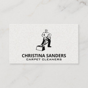 Steam Cleaner Cleaning Services Business Card