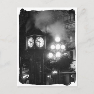 Steam Clock, Gastown Postcard