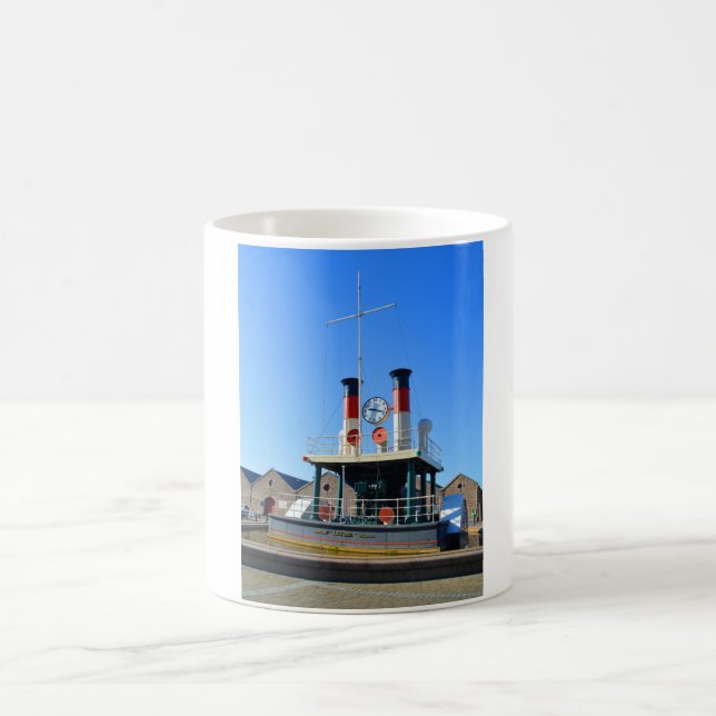 Steam clock, St Helier, Jersey Coffee Mug (Center)