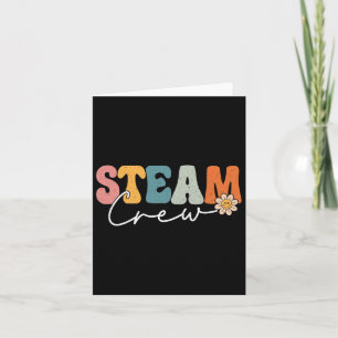 Steam Crew Back To School Science Engineering Tech Card
