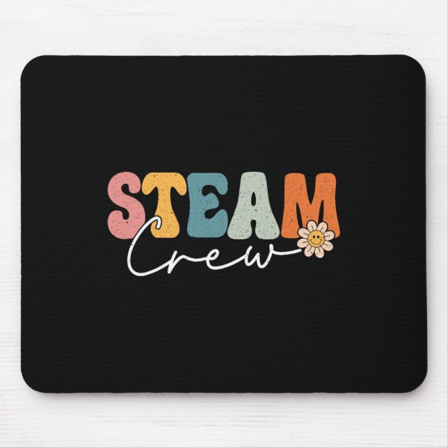 Steam Crew Ck To School Science Engineering Tech M Mouse Pad (Front)