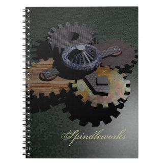 Steam Dream Engineering Gears Notebook