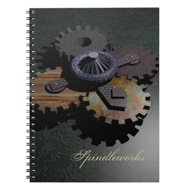 Steam Dream Engineering Gears Notebook (Front)