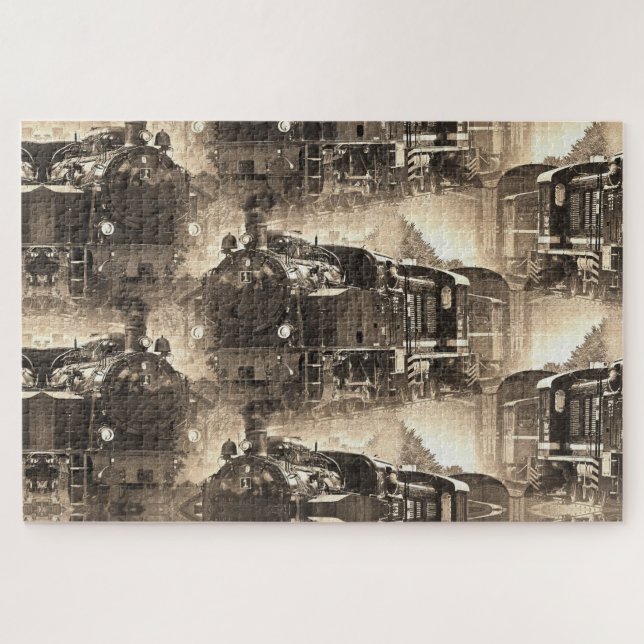 Steam Dreams - Railway Engine  Jigsaw Puzzle (Horizontal)