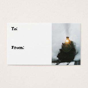 Steam Engine Gift Tag