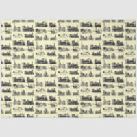 Steam Engine Locomotive "Steampunk" Pattern