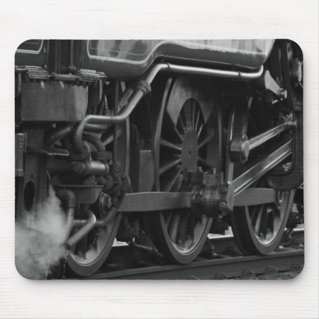 Steam Engine Locomotive Train Gifts Mouse Pad (Front)