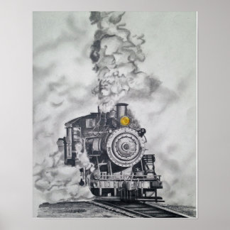 Steam Engine Poster