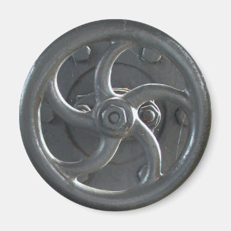 Steam Engine Pressure Wheel Fridge Magnet
