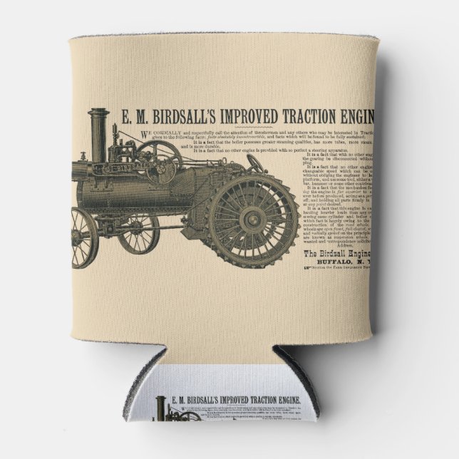 STEAM ENGINE TRACTION ENGINE FARM TRACTOR FARM CAN COOLER (Front)