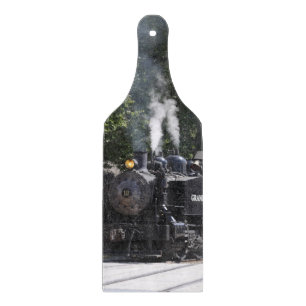 Steam Engine Train Cutting Board