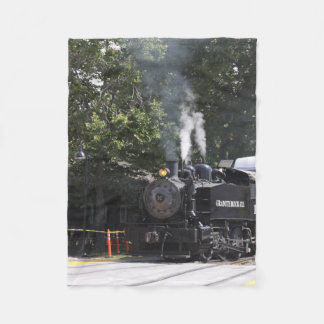 Steam Engine Train Fleece Blanket