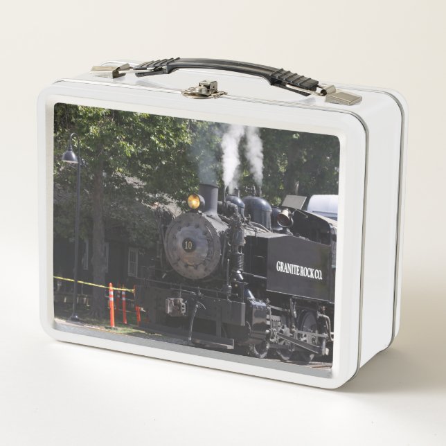 Steam Engine Train Lunch Box (Front)
