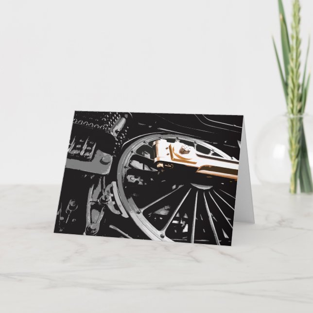 Steam Engine Wheel Card (Front)