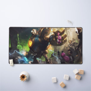 Steam Golem Gaming Desk Mat   Customizable Pad