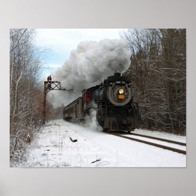 Steam In Winter Poster (Front)