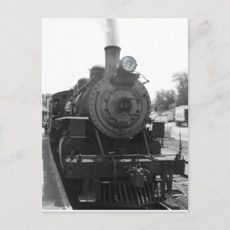 steam Locomotive #40 Postcard