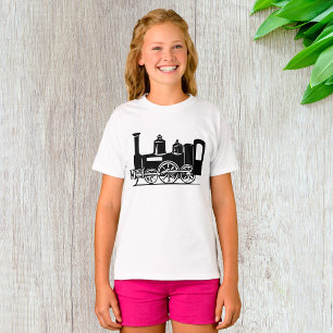 Steam Locomotive Girls T-Shirt