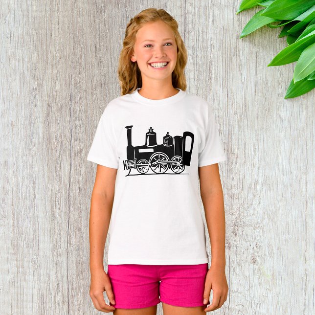 Steam Locomotive Girls T-Shirt (Creator Uploaded)