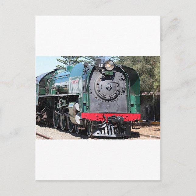 Steam Locomotive, Goolwa, South Australia Postcard (Front)