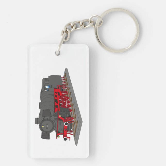 steam locomotive key ring (Back)