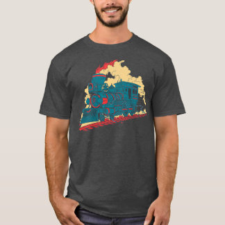 Steam locomotive Locomotive railroad T-Shirt