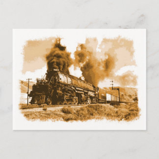 Steam Locomotive Postcard