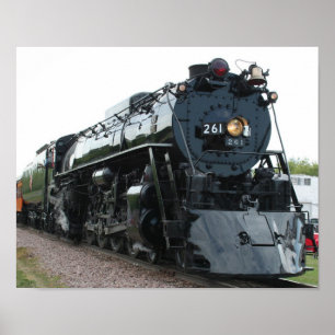 Steam Locomotive Poster