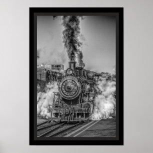 Steam Locomotive Poster