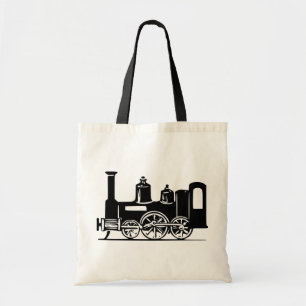 Steam Locomotive Tote Bag