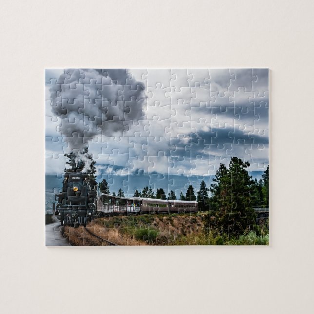 Steam Locomotive Train Jigsaw Puzzle (Horizontal)