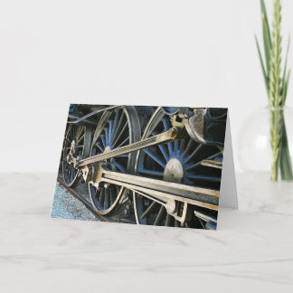 Steam Locomotive Trains Back On Track Get Well Card