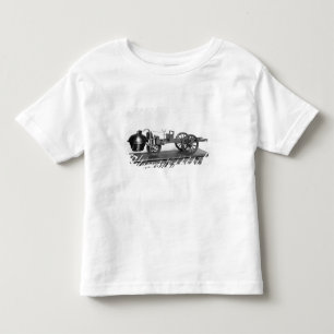 Steam-powered car invented toddler T-Shirt