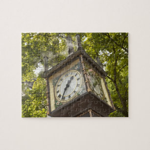 Steam powered clock in the Gastown neighbourhood Jigsaw Puzzle