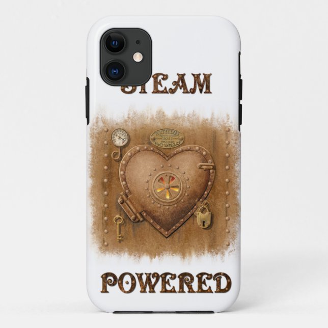 Steam Powered Heart iPhone4 Case (Back)