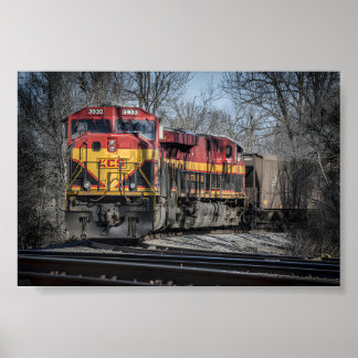 Steam-Powered Journey: Antique Train Art Poster