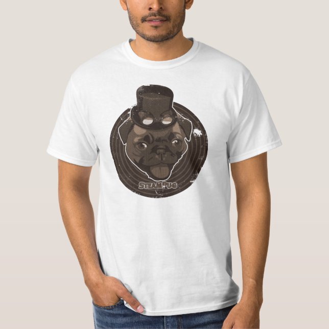 Steam Pug T-Shirt (Front)