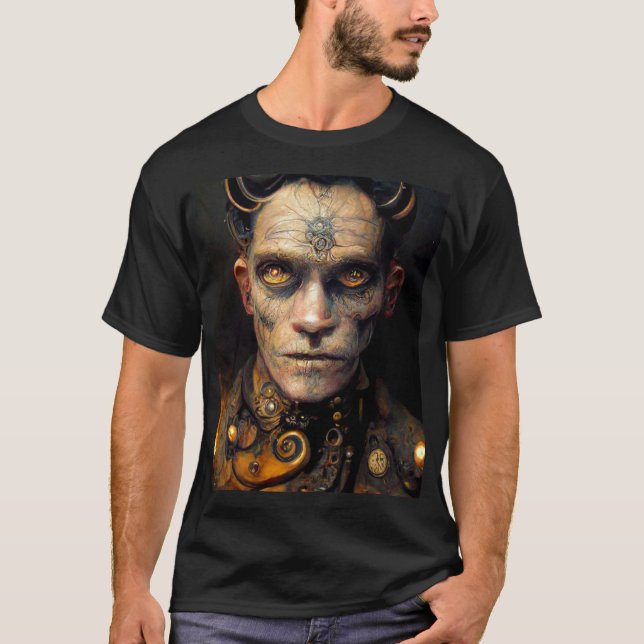 Steam Punk Celestial Demon T-Shirt (Front)