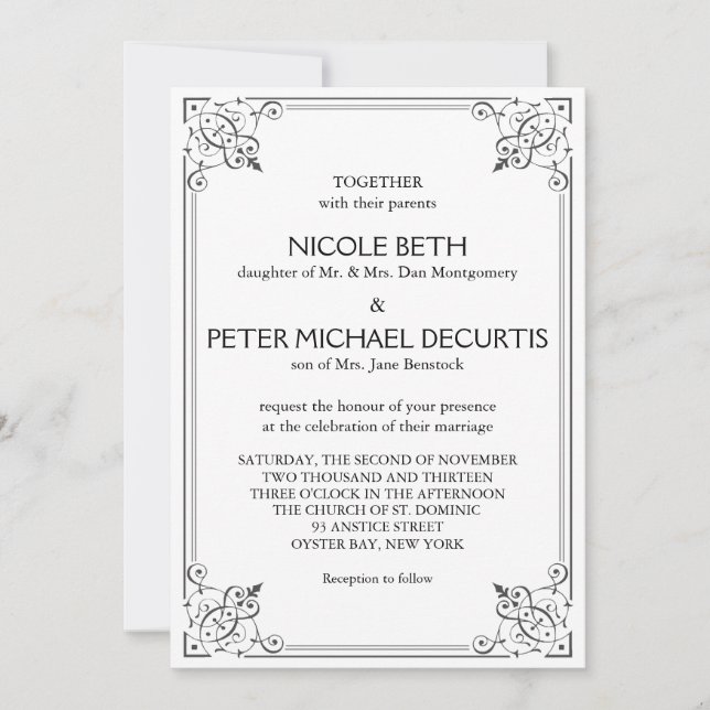 Steam Punk Invitation (Front)