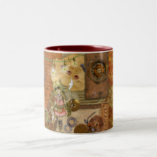 Steam Punk Party - Coffe Mug - Brown
