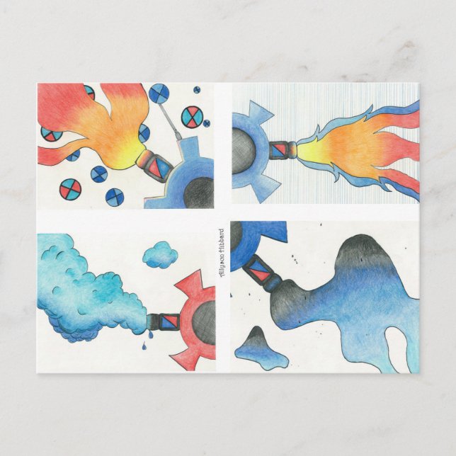 Steam Punk Postcard (Front)