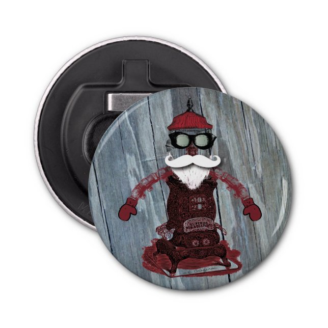 Steam Punk Santa Bottle Opener (Front)