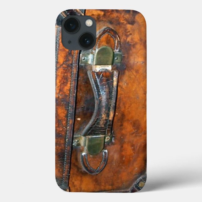 Steam-punk Vintage Antique Steamer-trunk photo Case-Mate iPhone Case (Back)
