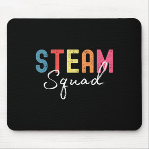 Steam Squad Back To School First Day Steam Teacher Mouse Pad