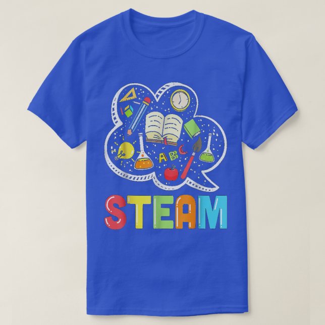STEAM Teacher And Student Back To School STEM Tee  (Design Front)