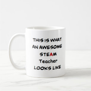 steam teacher, awesome coffee mug