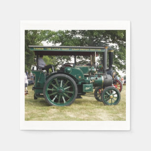 STEAM TRACTION ENGINE NAPKIN