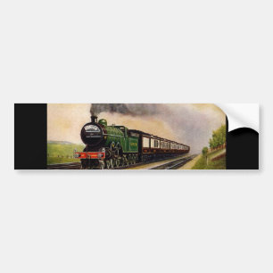 Steam Train Bumper Sticker
