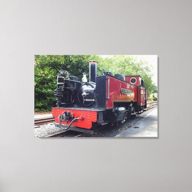 STEAM TRAIN  CANVAS PRINT (Front)